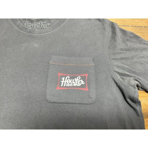 Howler Bros Shirt Mens Medium Gray Austin Logo Heed The Call - Picture 2 of 9